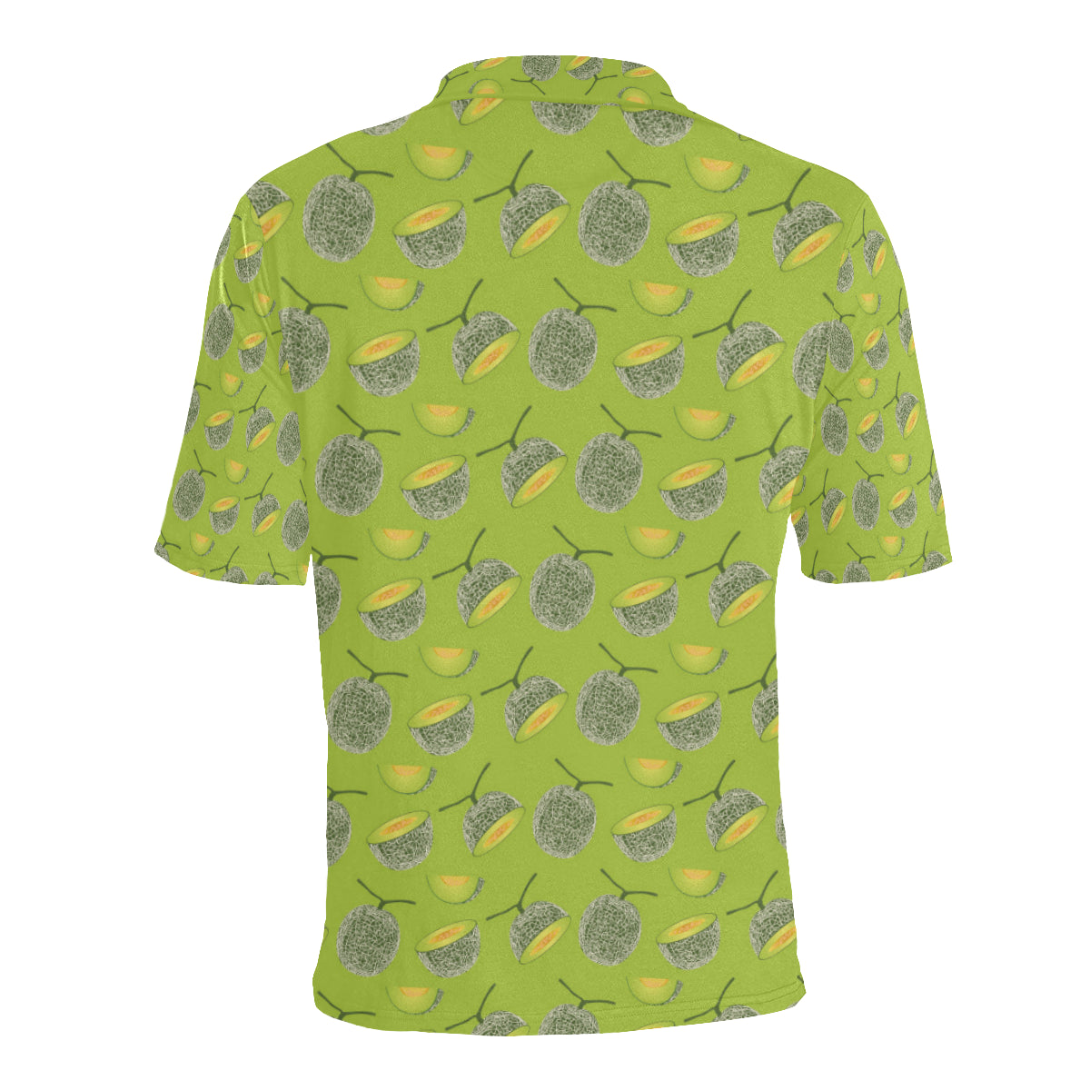 Cantaloupe Pattern Print Design 03 Men Polo Shirt