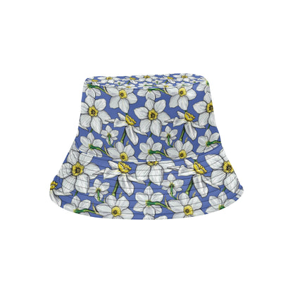 Daffodils Pattern Print Design DF08 Unisex Bucket Hat