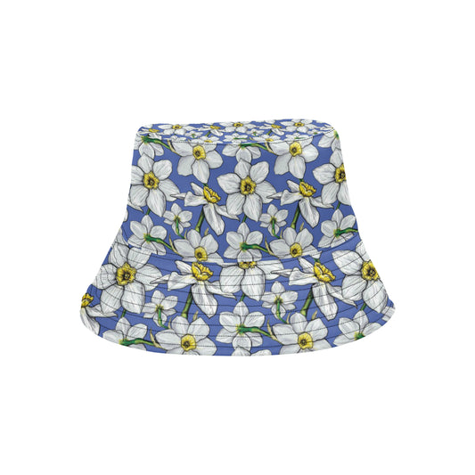 Daffodils Pattern Print Design DF08 Unisex Bucket Hat