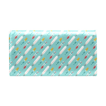 Phlebotomist Medical Print Women's Trifold Wallet