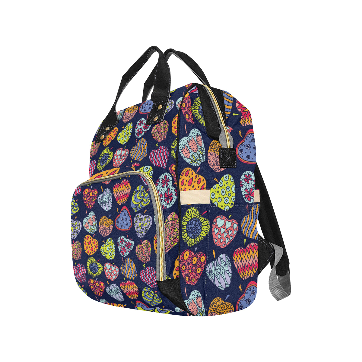 Apple Pattern Print Design AP05 Diaper Bag Backpack