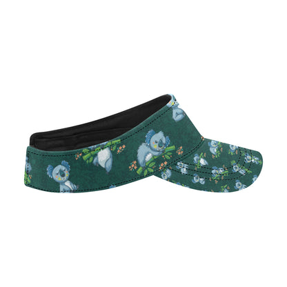Koala Blue Design Print Unisex Sun Visor