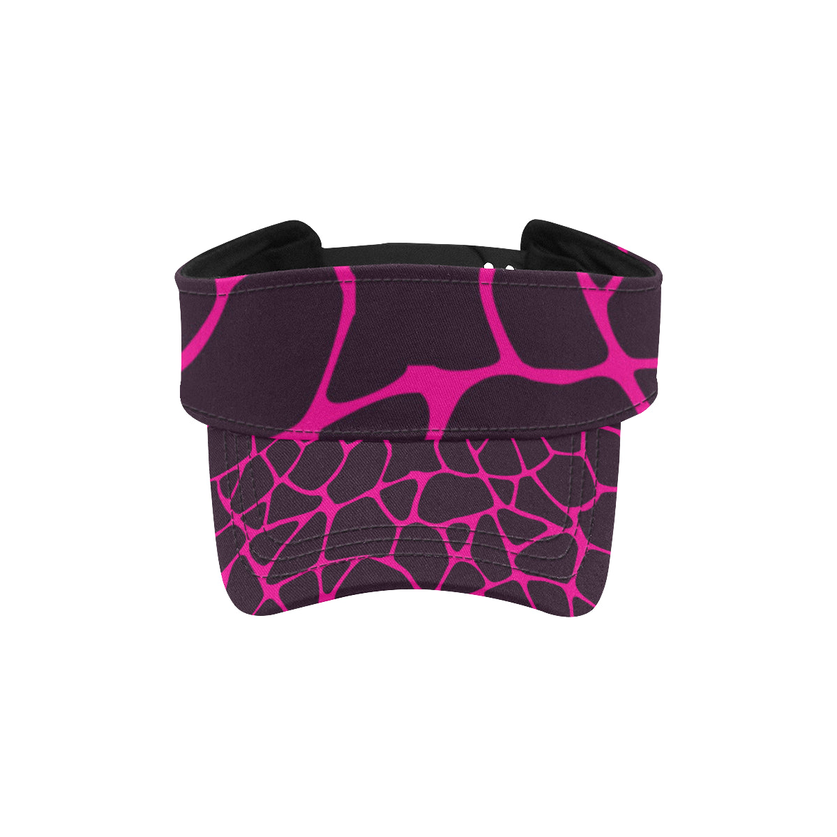 Giraffe Pink Background Texture Print Unisex Sun Visor