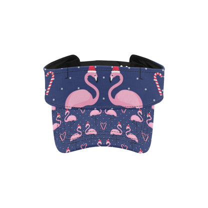 Flamingo Christmas Unisex Sun Visor