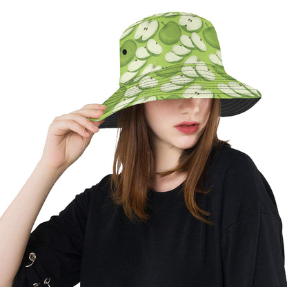 Apple Pattern Print Design AP010 Unisex Bucket Hat