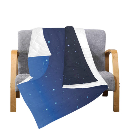 Night sky Pattern Print Design A01 Premium Quilt