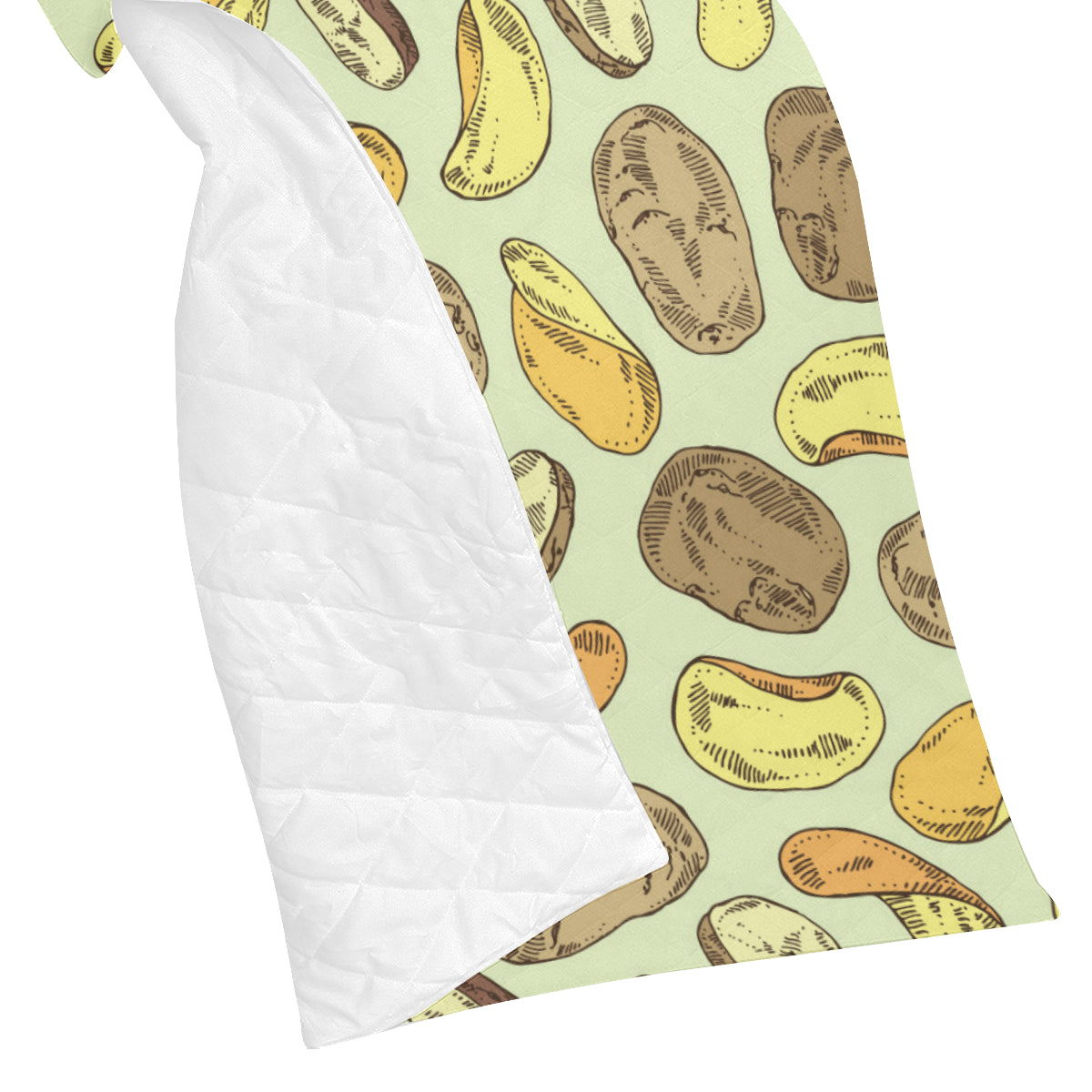 Potato Pattern Print Design A03 Premium Quilt