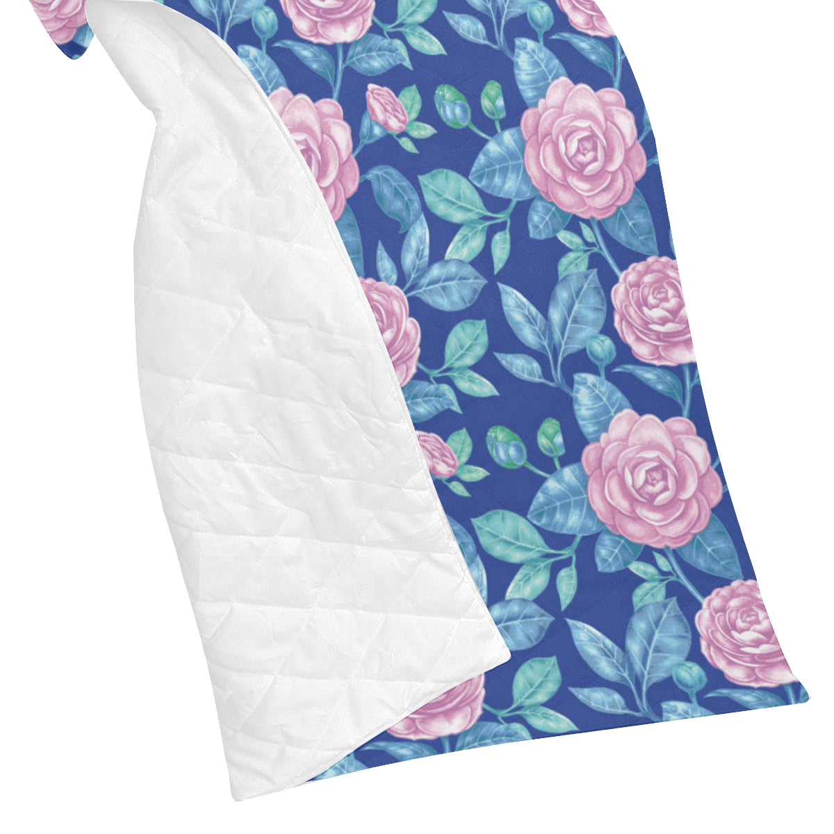 Camellia Pattern Print Design CM05 Premium Quilt