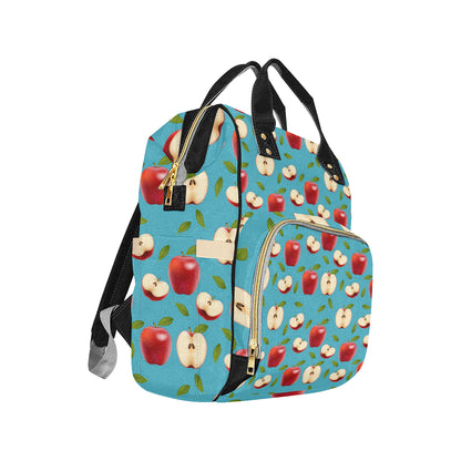 Apple Pattern Print Design AP012 Diaper Bag Backpack