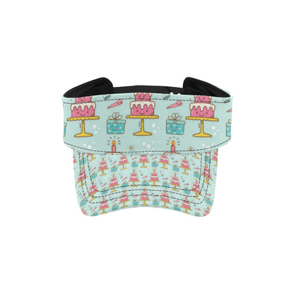 Cake Pattern Print Design 06 Unisex Sun Visor