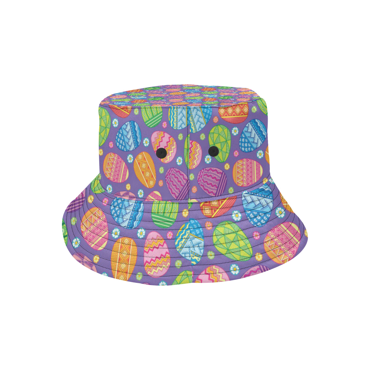 Easter Eggs Pattern Print Design RB010 Unisex Bucket Hat