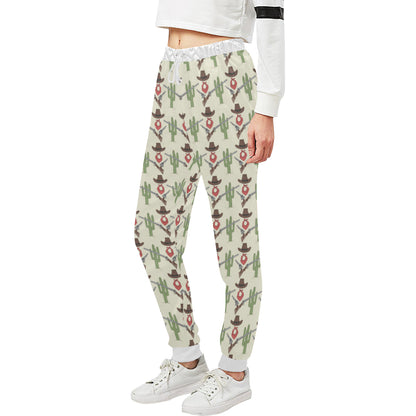Western Cowboy Print Unisex Sweatpants