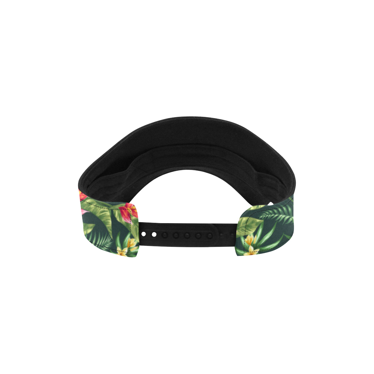 Tropical Folower Red Heliconia Print Unisex Sun Visor