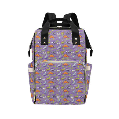 Zombie Dinosaur Print Design LKS302 Diaper Bag Backpack