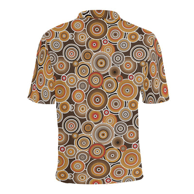 Aboriginal Print Design LKS402 Men Polo Shirt