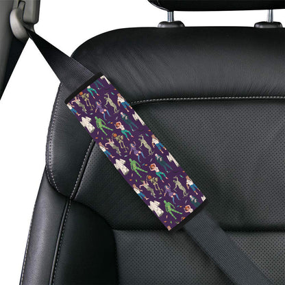Creepy Zombie Print Design LKS302 Car Seat Belt Cover