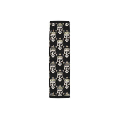 Skull King Print Design LKS3010 Car Seat Belt Cover