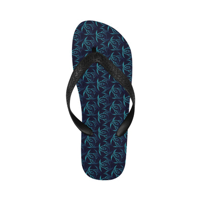 Vikings Print Design LKS302 Flip Flops