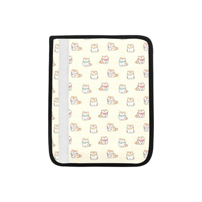 Shiba Inu Print Design LKS306 Car Seat Belt Cover