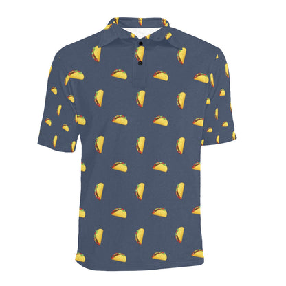 Taco Print Design LKS305 Men Polo Shirt