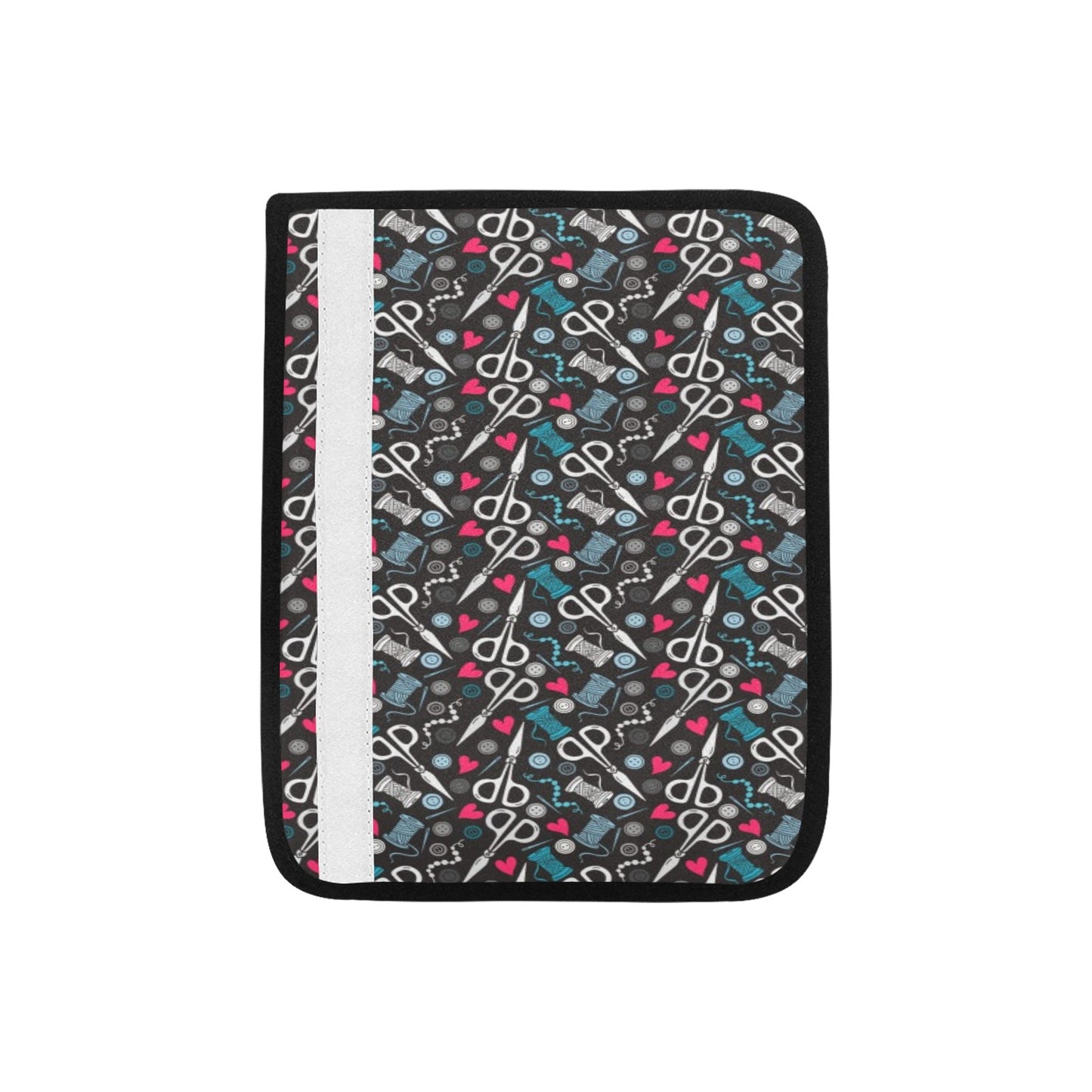 Sewing Equipment Print Design LKS305 Car Seat Belt Cover