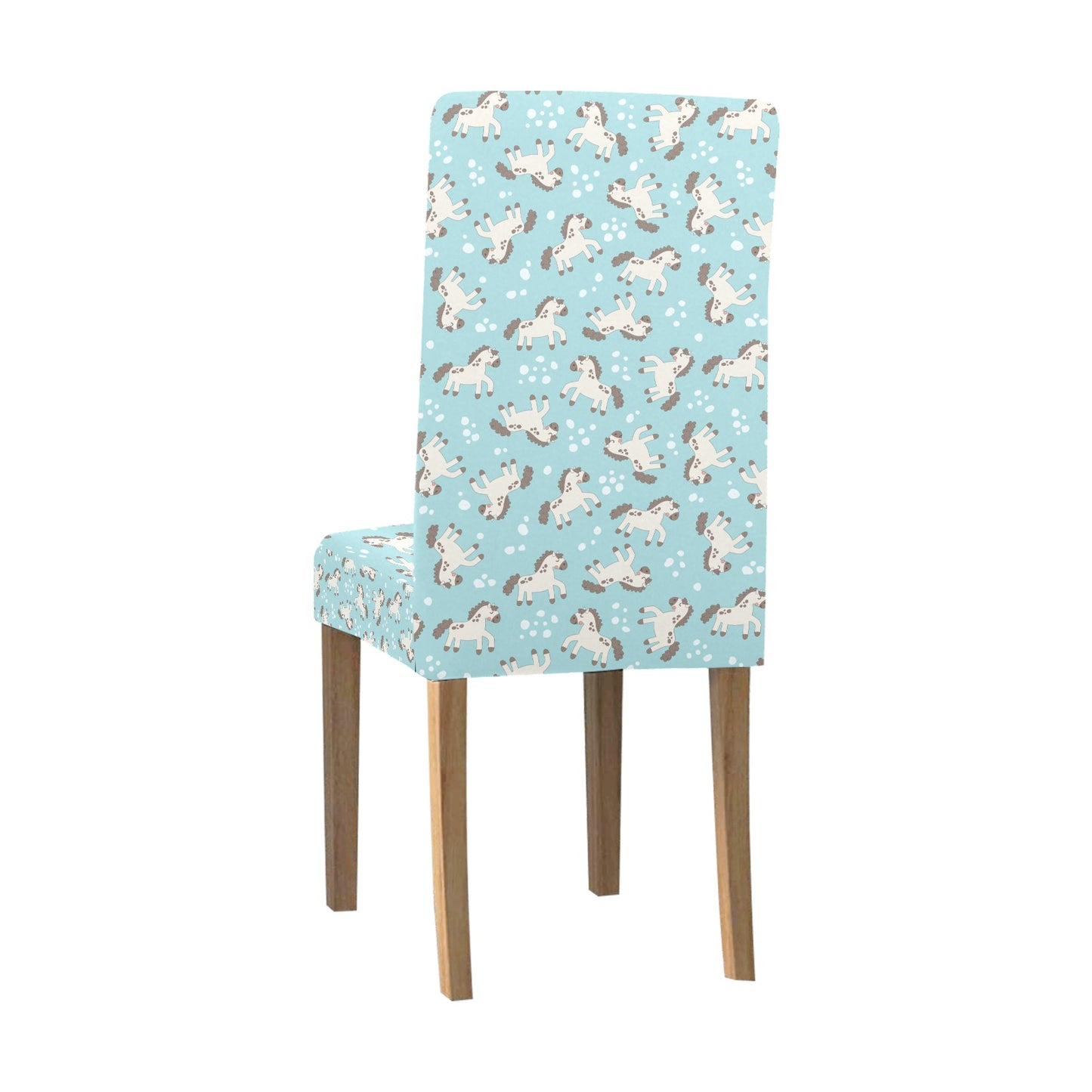 Horse Cute Print Design LKS306 Dining Chair Slipcover
