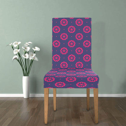 Water Lily Print Design LKS301 Dining Chair Slipcover