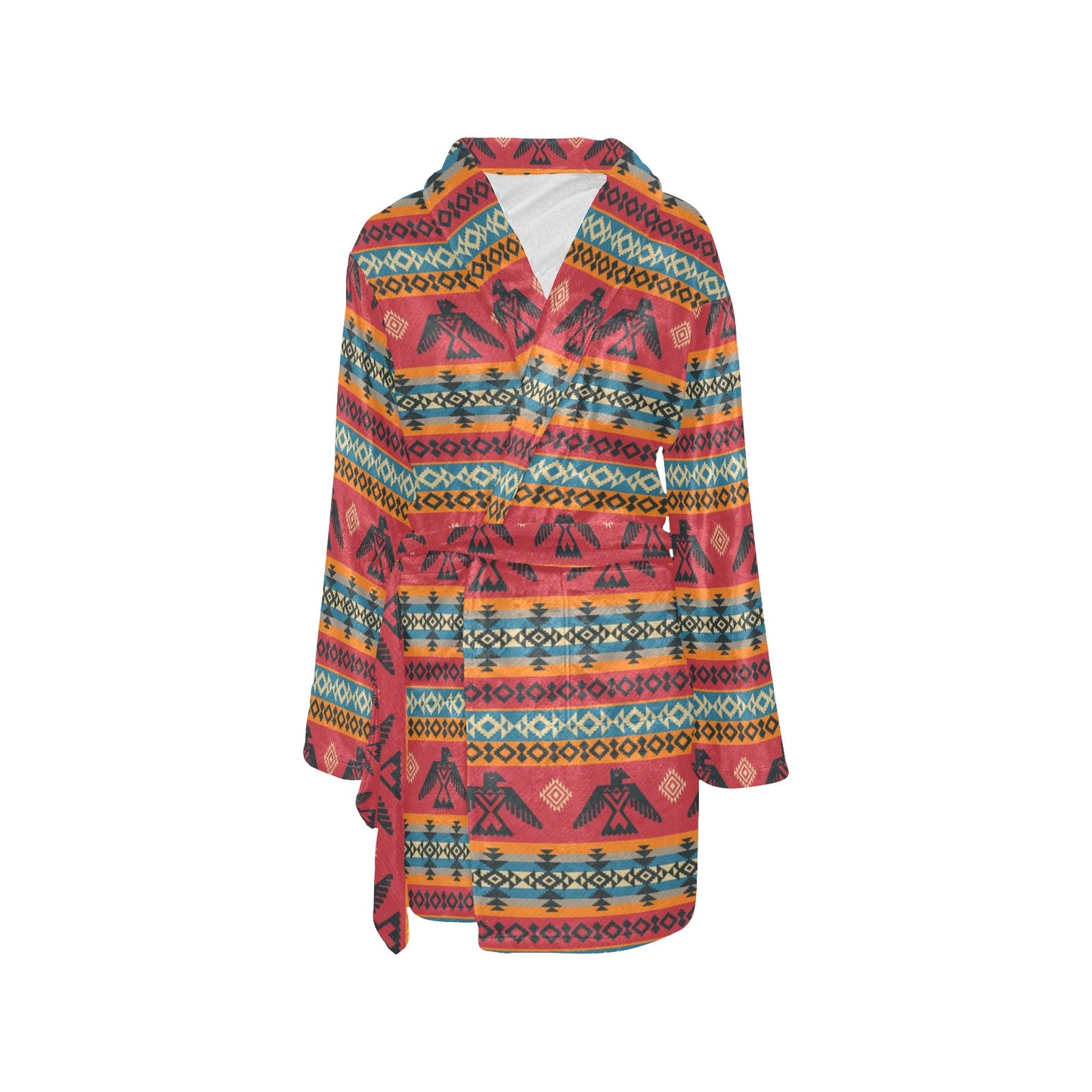 Eagles Native American Design Women's Fleece Robe