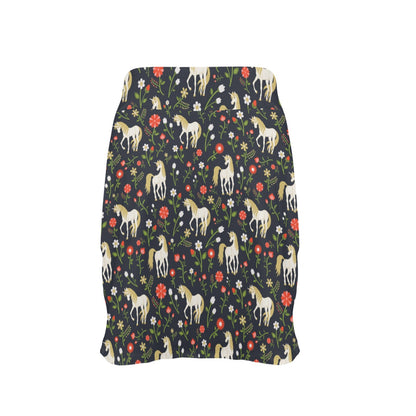Unicorn Print Design LKS301 17" Golf & Pickleball Skort with Pockets