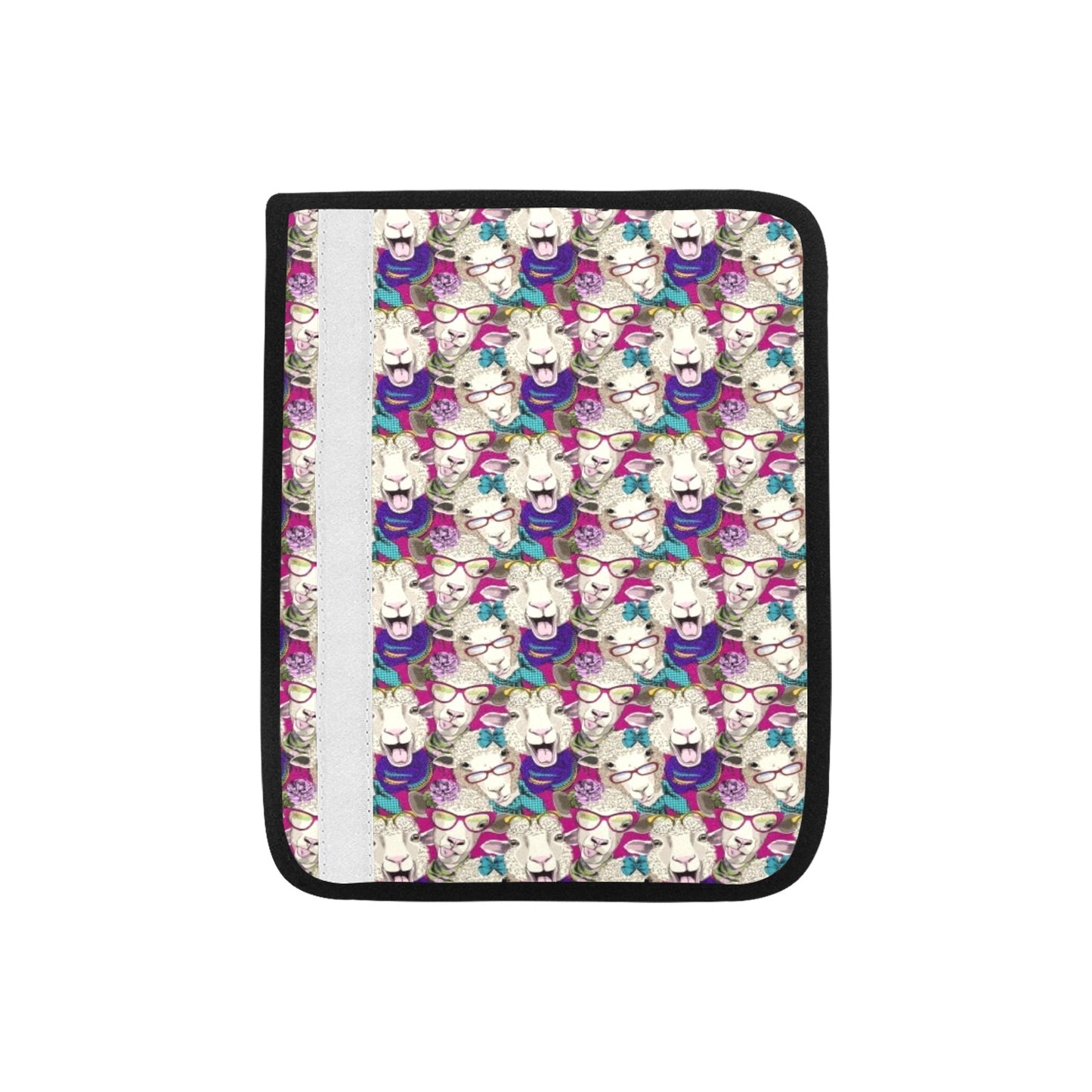 Sheep Print Design LKS403 Car Seat Belt Cover