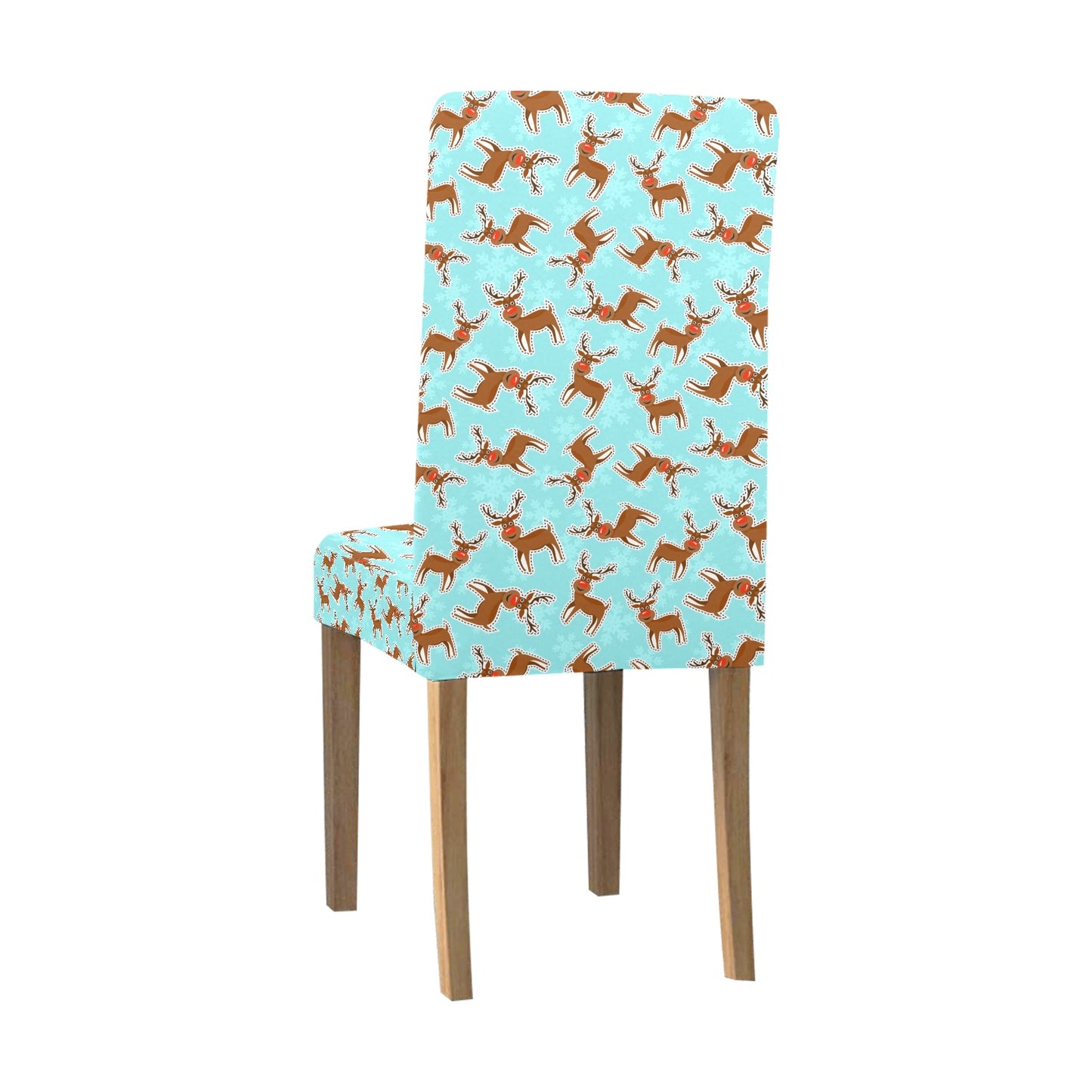Reindeer Print Design LKS403 Dining Chair Slipcover