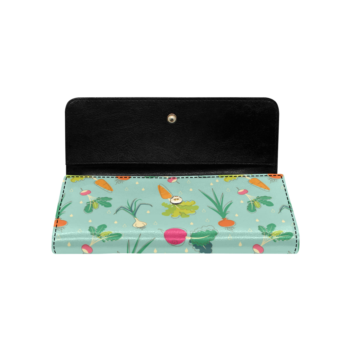 Radish Pattern Print Design A01 Women's Trifold Wallet
