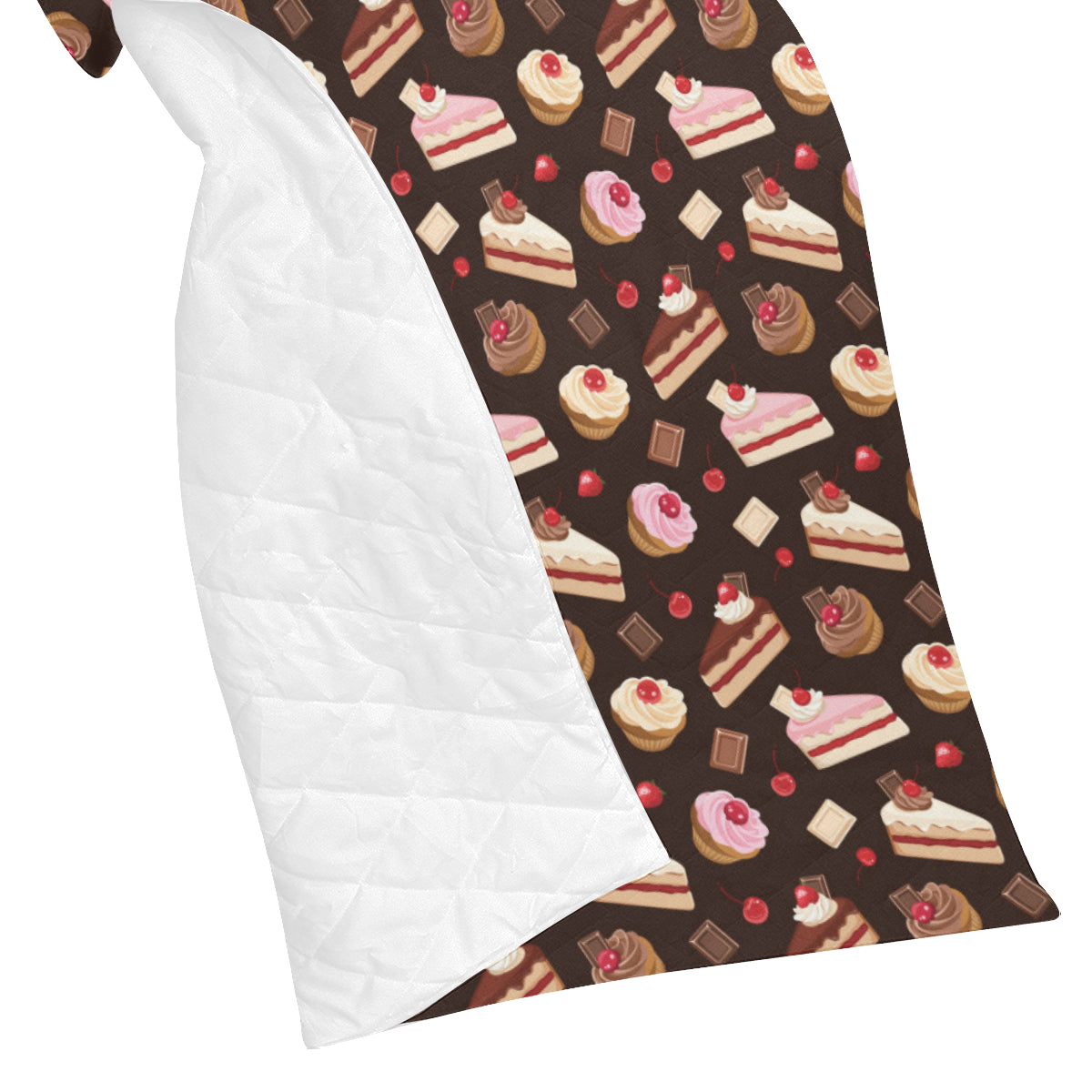 Cake Pattern Print Design 04 Premium Quilt