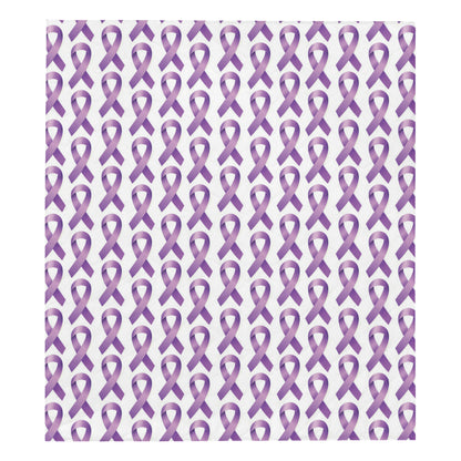 Pancreatic cancer Pattern Print Design A01 Premium Quilt