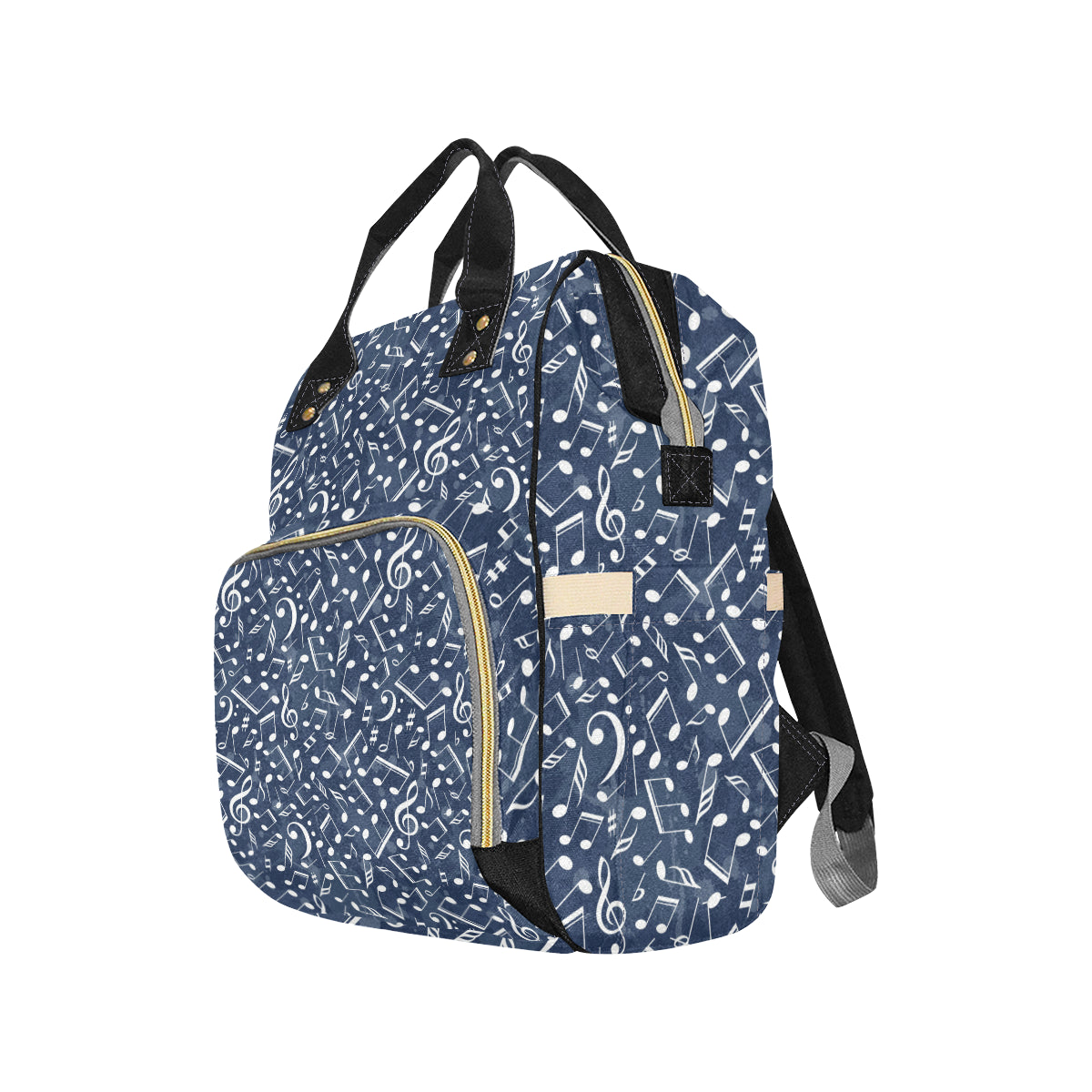 Music note Pattern Print Design A02 Diaper Bag Backpack