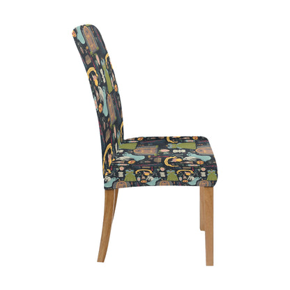 Creepy Halloween Print Design LKS304 Dining Chair Slipcover