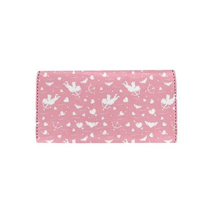Cupid Pattern Print Design 03 Women's Trifold Wallet