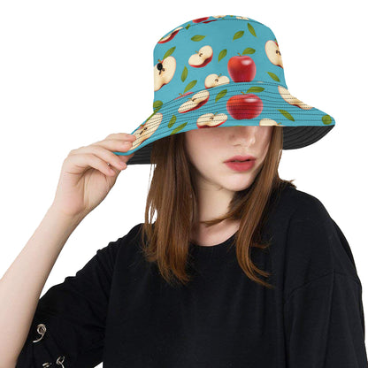 Apple Pattern Print Design AP012 Unisex Bucket Hat