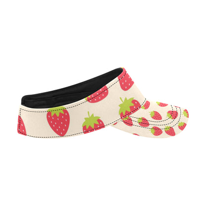 Strawberry Pattern Print Design SB02 Unisex Sun Visor