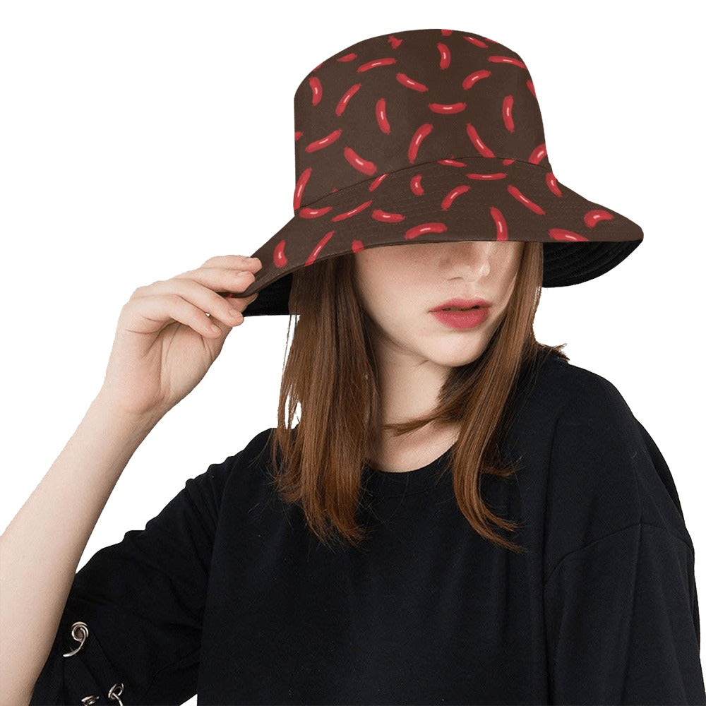 Sausage Print Design LKS302 Unisex Bucket Hat