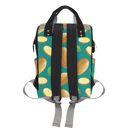 Potato Pattern Print Design A04 Diaper Bag Backpack