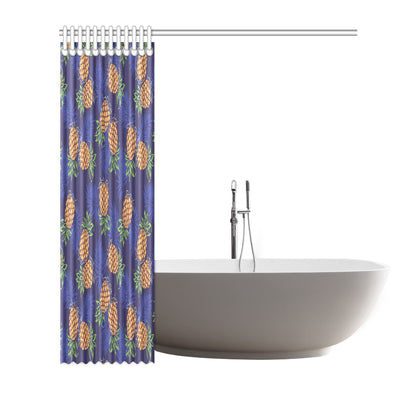 Pineapple Pattern Print Design PP02 Shower Curtain