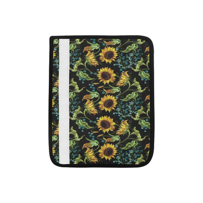 Sunflower Print Design LKS308 Car Seat Belt Cover