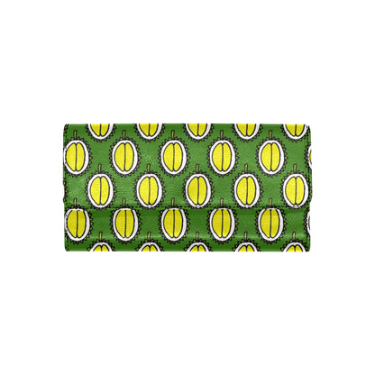 Durian Pattern Print Design DR01 Women's Trifold Wallet