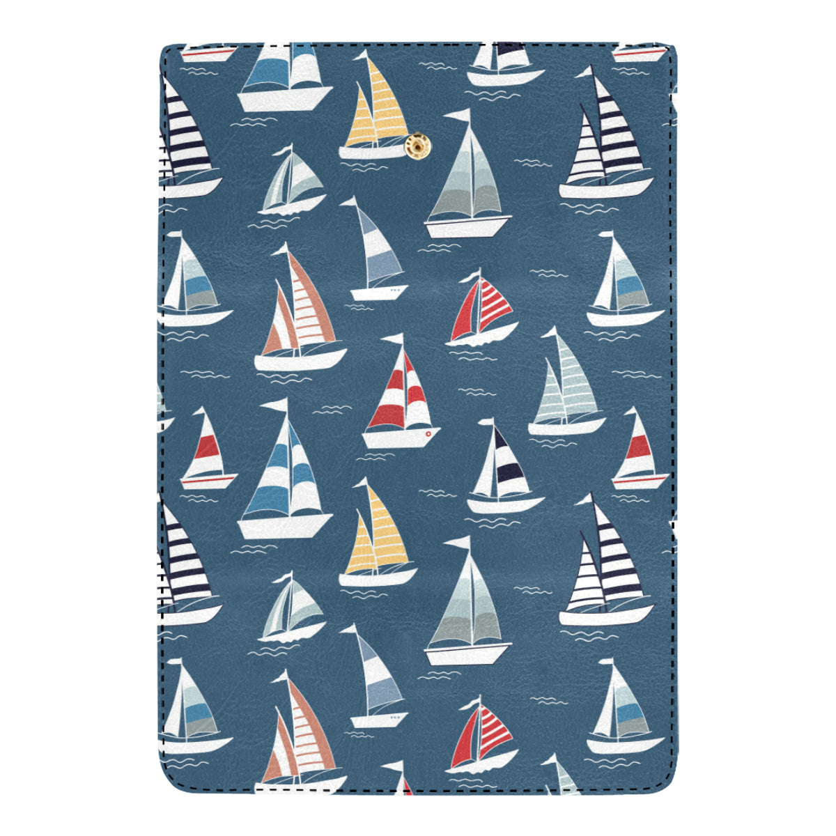 Sailing Ships Pattern Print Design A04 Women's Trifold Wallet