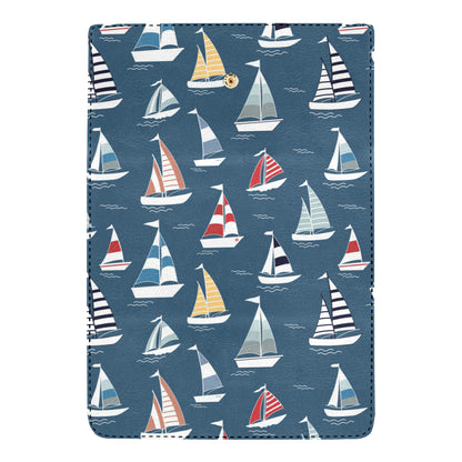 Sailing Ships Pattern Print Design A04 Women's Trifold Wallet