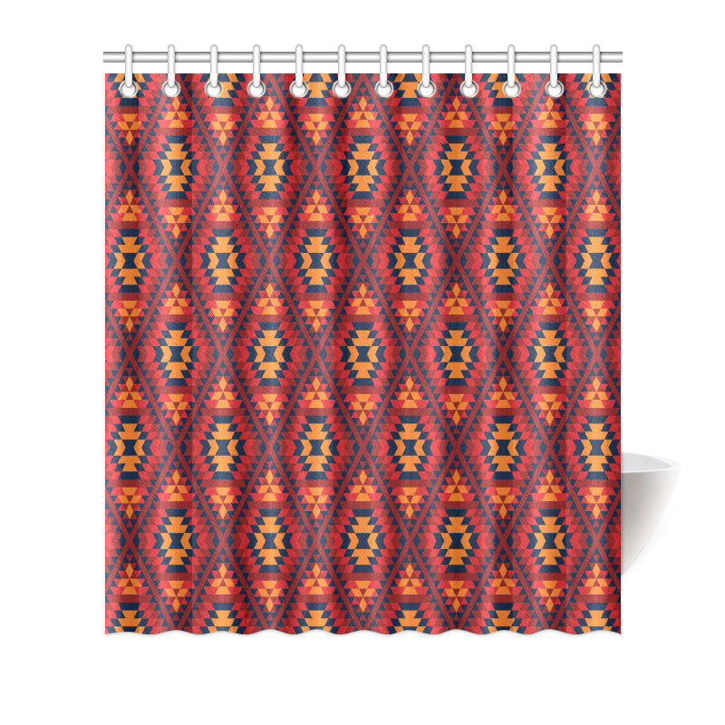 Navajo Pattern Print Design A03 Shower Curtain