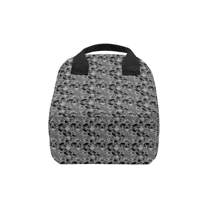 Skull Tattoo Design Print Insulated Lunch Bag