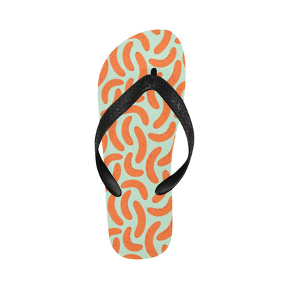 Sausage Print Design LKS304 Flip Flops