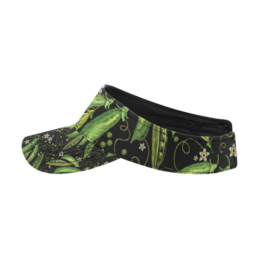 Peas Pattern Print Design A02 Unisex Sun Visor